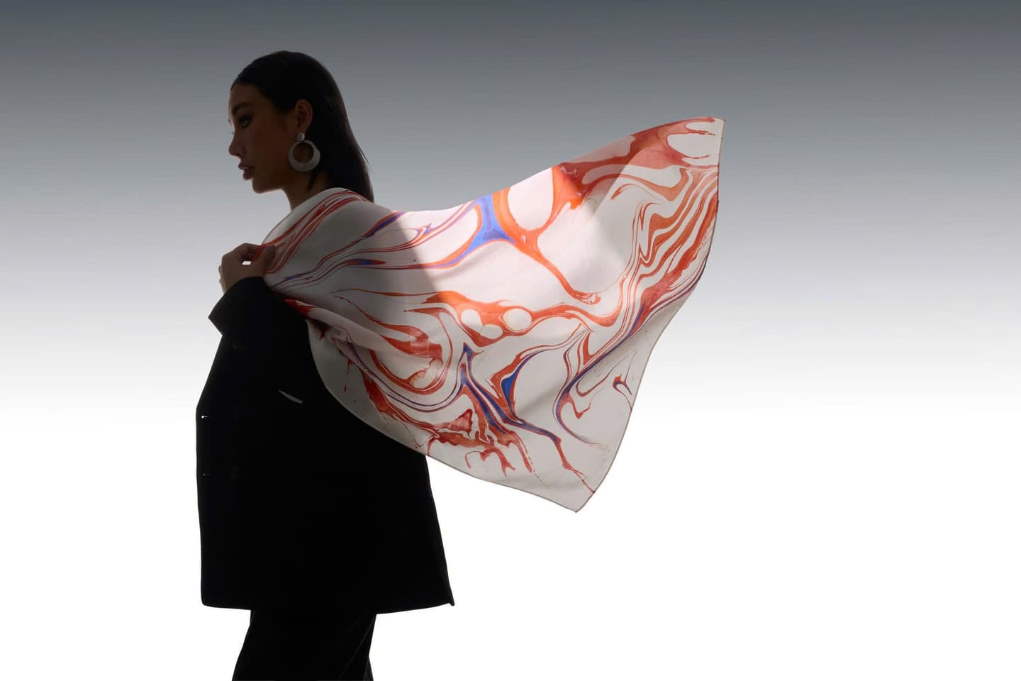 VIB Privilege Banking – Aurora Silk Scarf — image 3