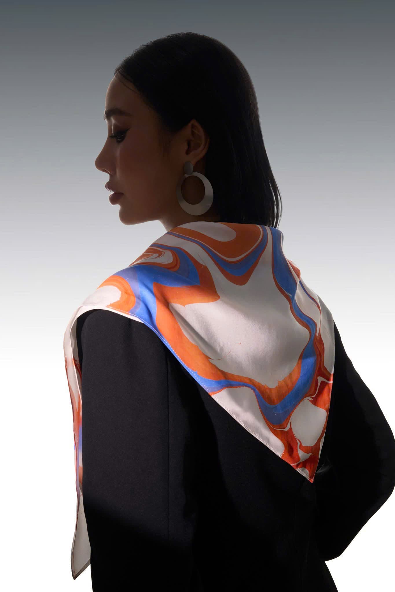 VIB Privilege Banking – Aurora Silk Scarf — image 4