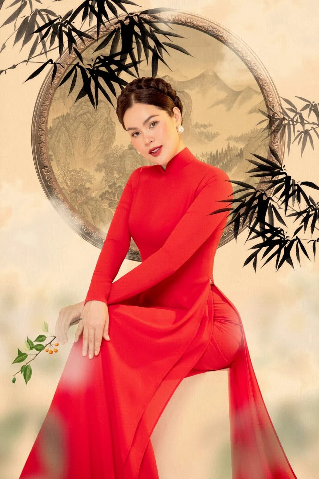 HOA HẬU PHƯƠNG LÊ – ÁO DÀI — styling bởi Trần Hoài Trang · 3