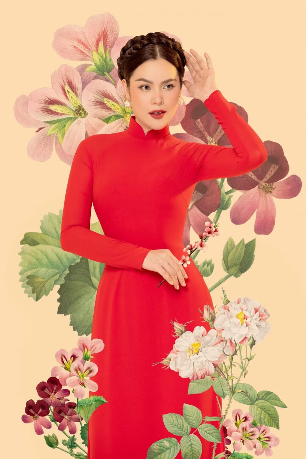 HOA HẬU PHƯƠNG LÊ – ÁO DÀI — styling bởi Trần Hoài Trang · 2