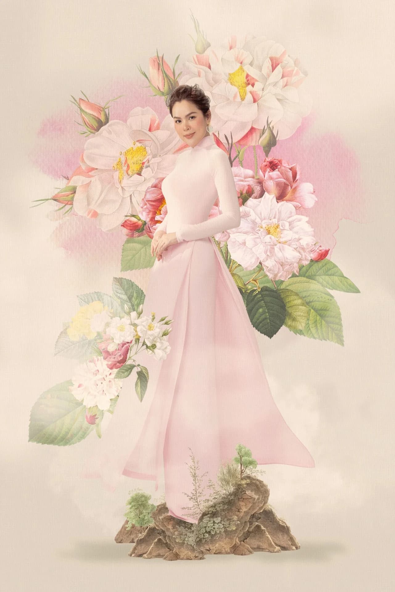 HOA HẬU PHƯƠNG LÊ – ÁO DÀI — styling bởi Trần Hoài Trang · 1