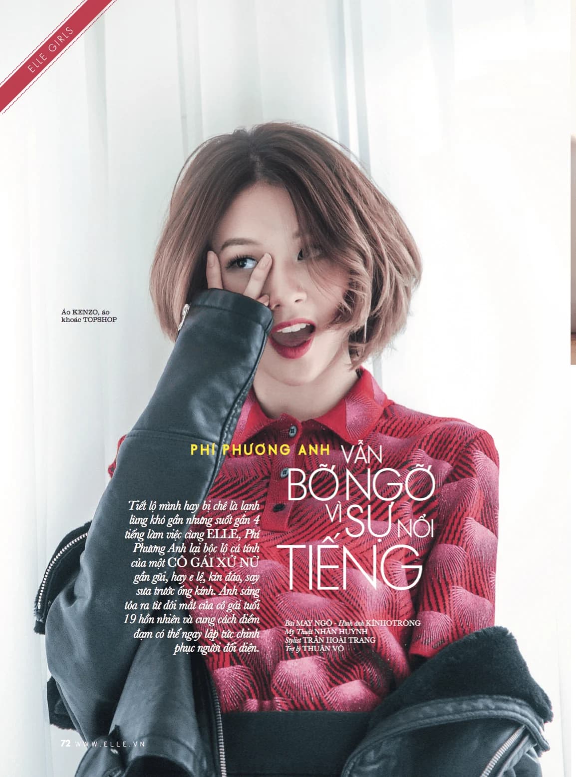 Phi Phuong Anh – Elle Girls — styling bởi Trần Hoài Trang · 1