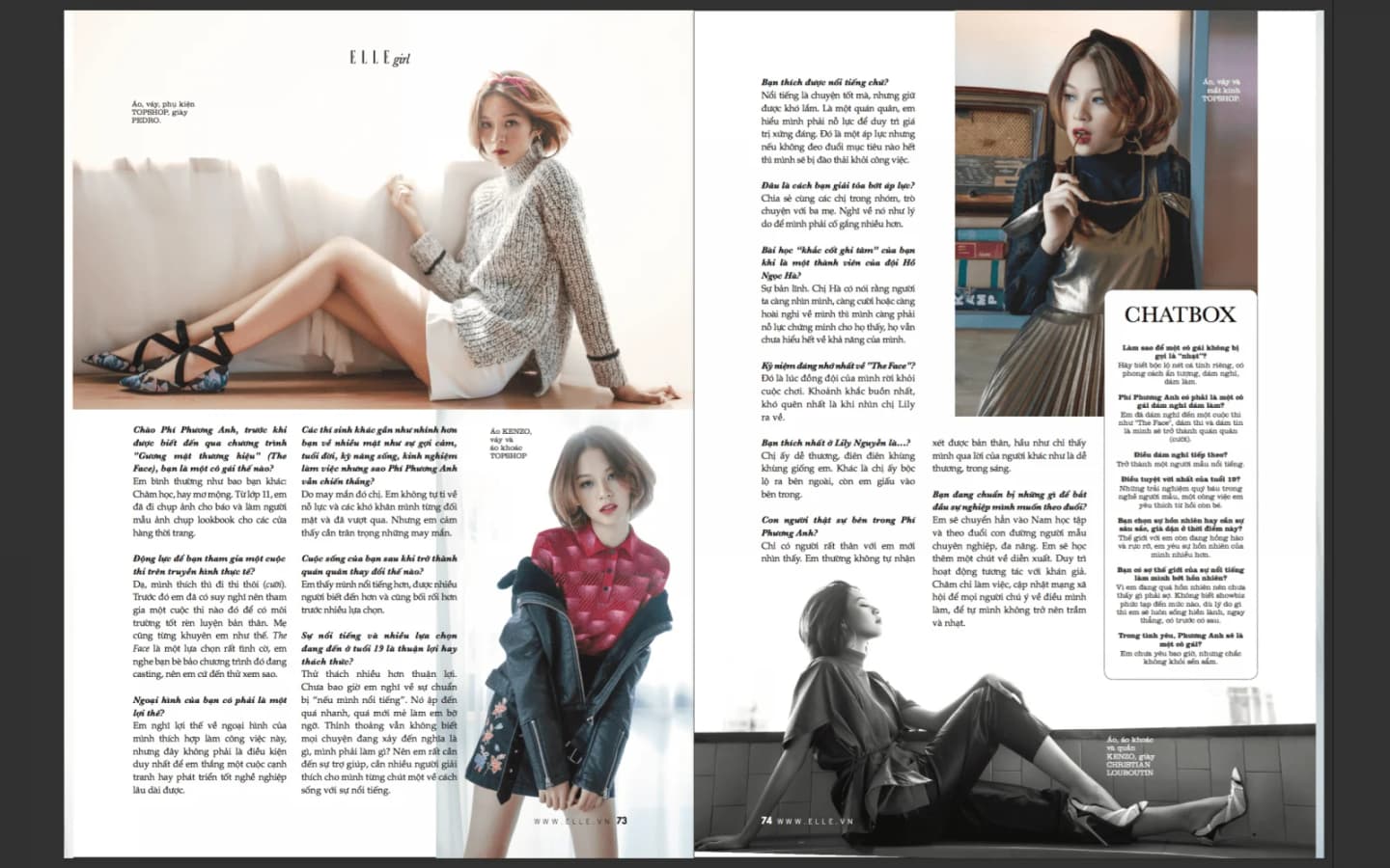 Phi Phuong Anh – Elle Girls — styling bởi Trần Hoài Trang · 3