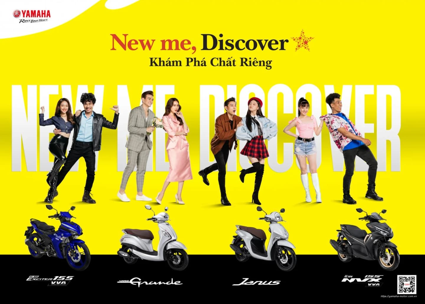 YAMAHA NEW ME DISCOVER — styling by Trần Hoài Trang · 2