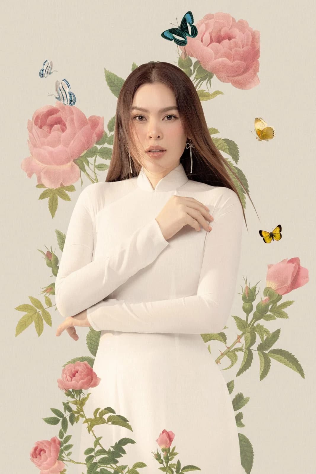 HOA HẬU PHƯƠNG LÊ – ÁO DÀI — styling by Trần Hoài Trang · 4