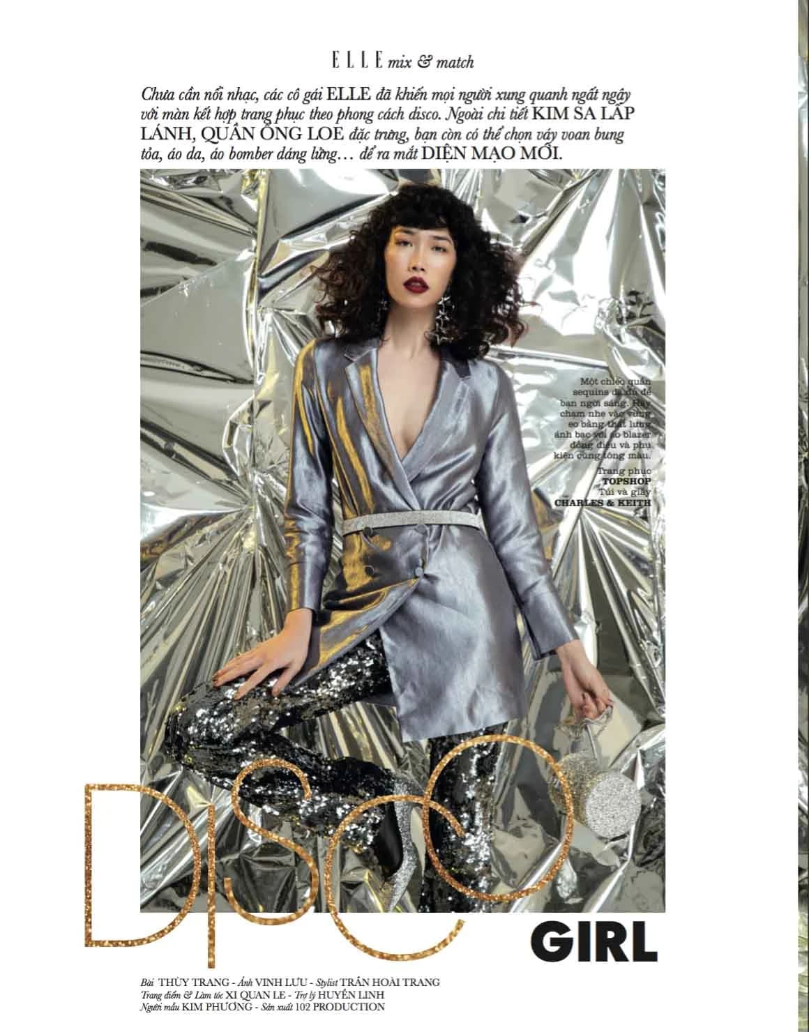 ELLE – DISCO GIRL — styling bởi Trần Hoài Trang · 1
