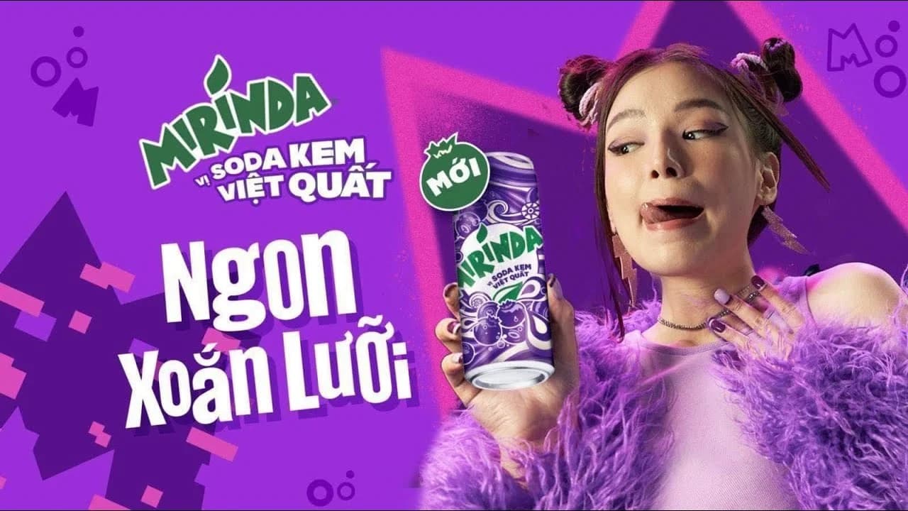 TVC Mirinda – Vị Soda Kem Việt Quất — styling bởi Trần Hoài Trang · 1