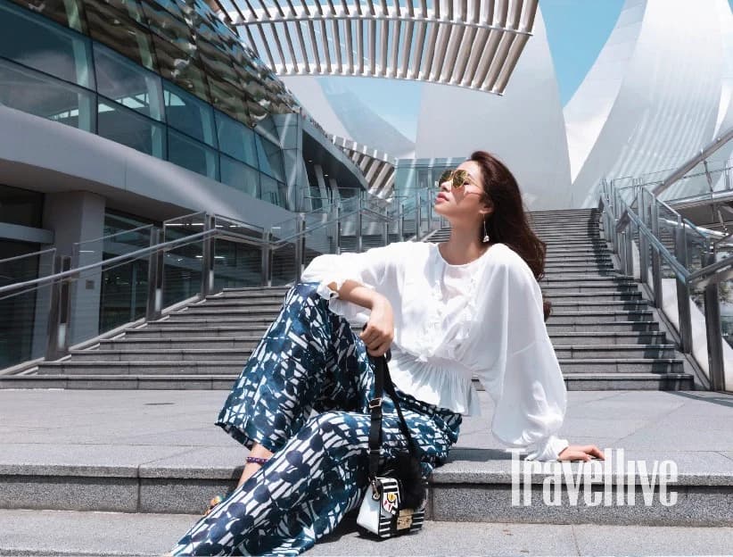 Miss Universal Pham Huong – Travellive — styling by Trần Hoài Trang · 2